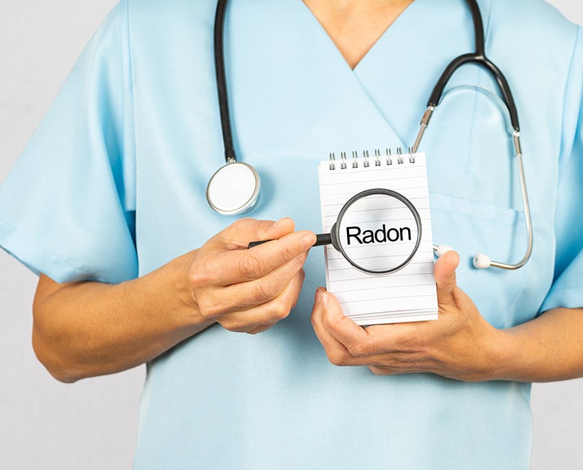 Long-term exposure to elevated radon levels significantly increases the risk of lung cancer