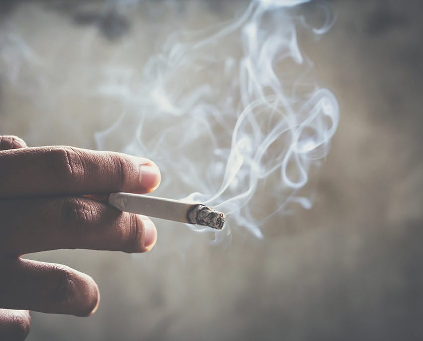 Smoking further amplifies the risk of developing lung cancer