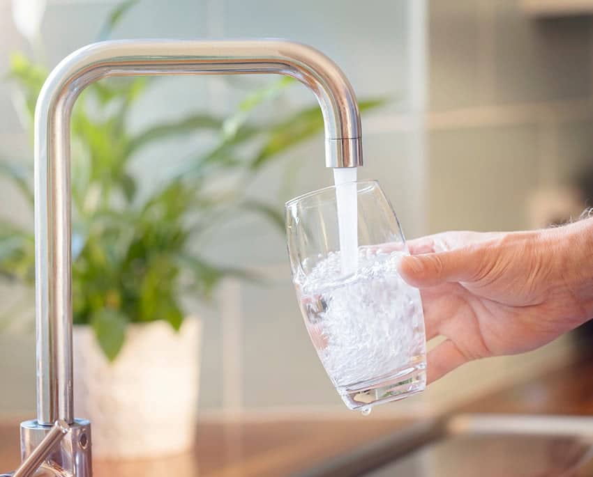 In the UK, radon in drinking water is generally not a concern for homes connected to the public water supply